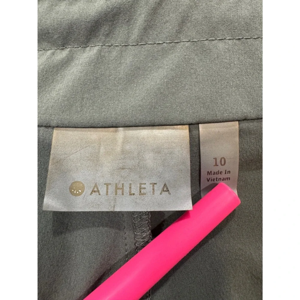 Athleta Womens Sage Green Active Skort Side Zip Stretch Hiking Golf Size‎ 10